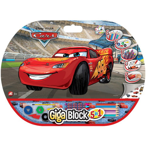 As - Set pentru Desen 5 in 1 Gigablock Cars