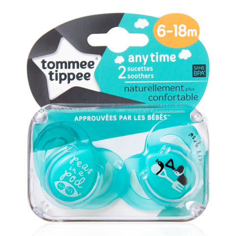 Tommee Tippee - Suzete Ortodontice Anytime 6-18 Luni 2 Bucati