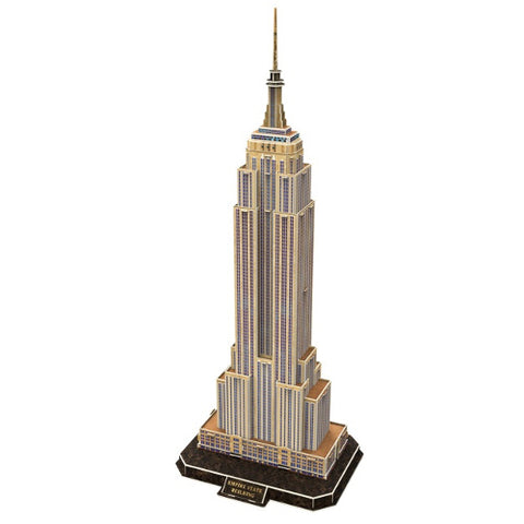 CubicFun - Puzzle 3D cu Brosura Empire State Building 66 Piese