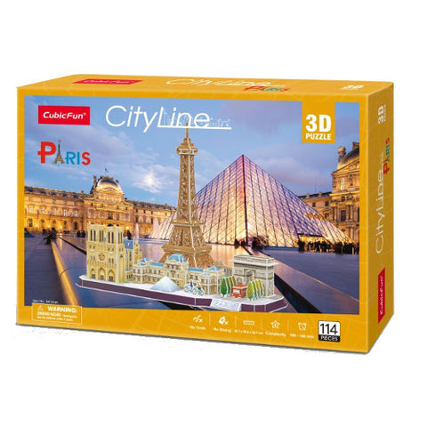 CubicFun - Puzzle 3D - Paris, 114 Piese