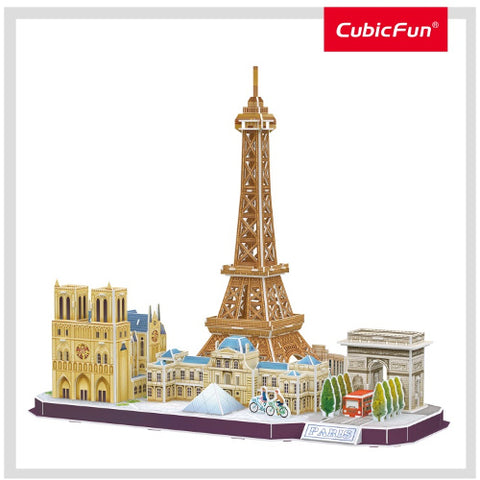 CubicFun - Puzzle 3D - Paris, 114 Piese