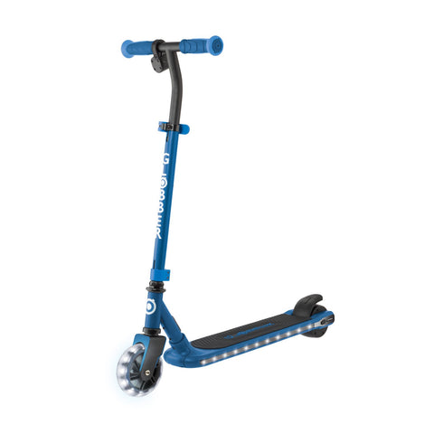 Trotineta Globber E-Motion 6, albastra, autonomie 8-10 km