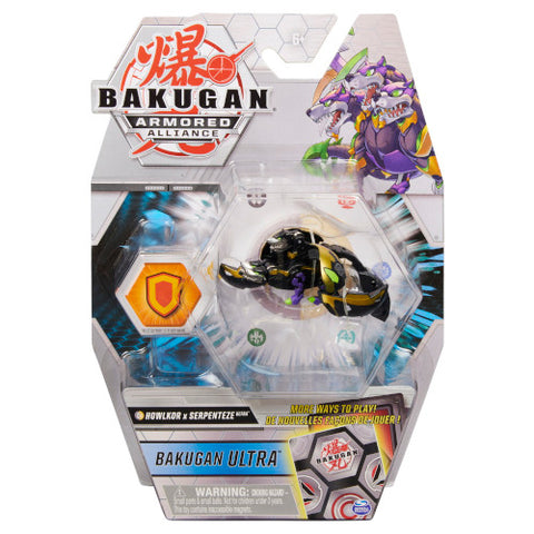 Spin Master - Bila Bakugan S2 Ultra Howlkor Serpenteze si Card Baku-Gear 