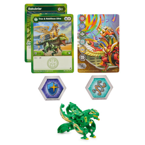 Spin Master - Bila Bakugan S2 Ultra Trox Nobilious si Card Baku-Gear