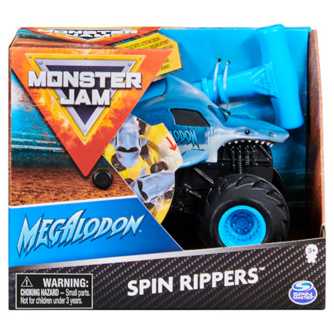 Spin Master - Masinuta Monster Jam Spin Rippers - Megalodon, Scara 1:43