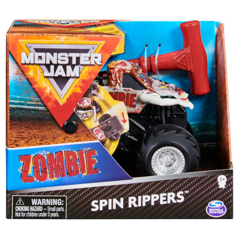 Spin Master - Masinuta Monster Jam Spin Rippers - Zombie, Scara 1:43