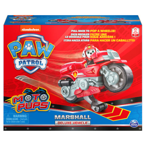 Spin Master - Set Paw Patrol Motocicleta si Figurina Marshall
