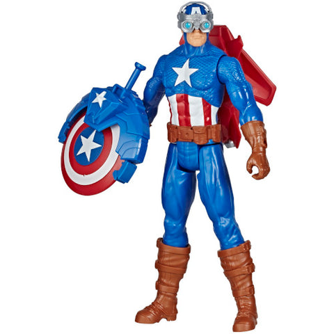 Hasbro - Figurina Captain America Avangers, Titan Hero Blast Gear