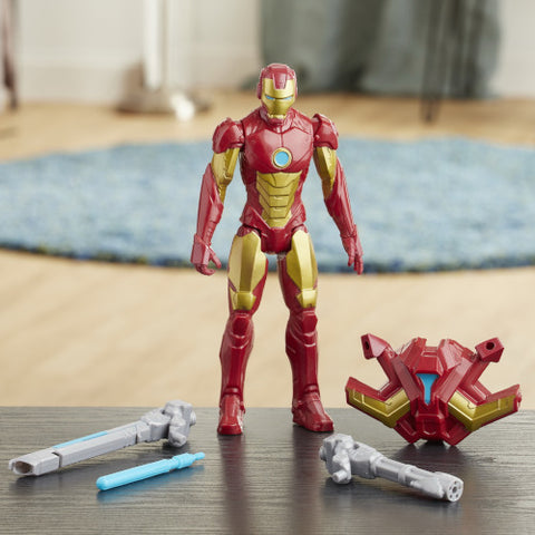 Hasbro - Figurina Iron Man Avangers, Titan Hero Blast Gear
