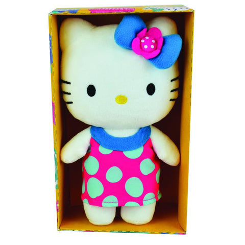 Jucarie Plus Jemini 20cm Hello Kitty Buline Albastre