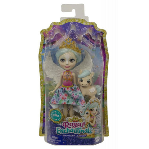 Enchantimals  - Papusa Enchantimals by Mattel Paolina Pegasus cu Figurina Wingley