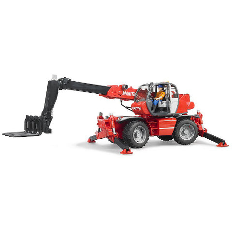 Bruder - Stivuitor Telescopic cu Accesorii Manitou MRT 2150