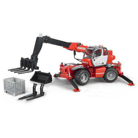 Bruder - Stivuitor Telescopic cu Accesorii Manitou MRT 2150