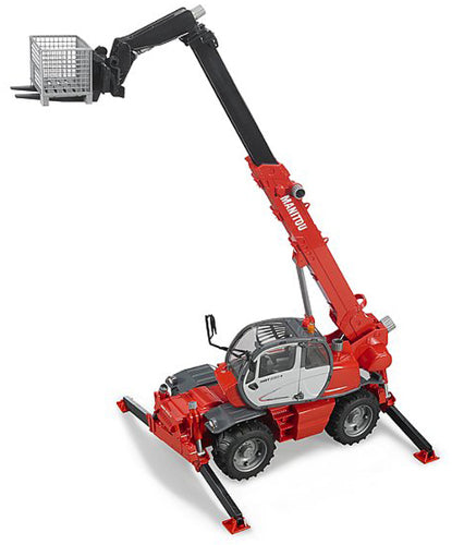 Bruder - Stivuitor Telescopic cu Accesorii Manitou MRT 2150