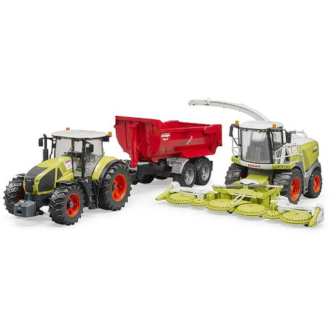 Bruder - Combina de Jucarie de Treierat Claas Jaguar 980