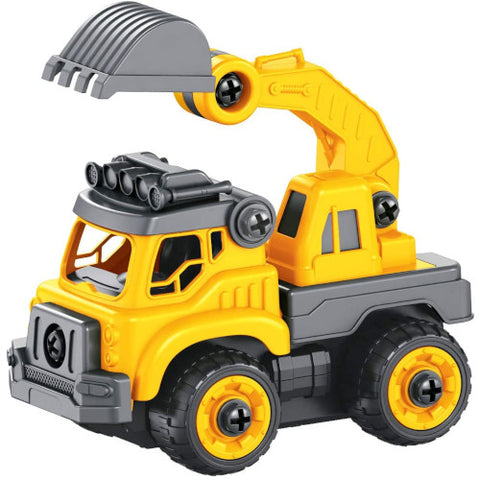 Buki France - Set Constructie Camion Autobasculanta si Excavator cu Radiocomanda