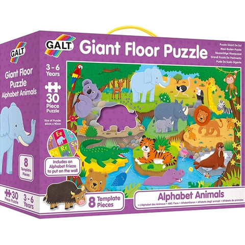 Galt - Puzzle Podea Alfabetul Animalutelor 30 Piese