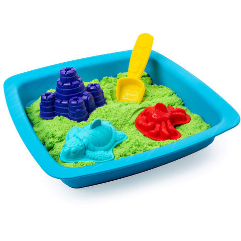 Spin Master - Set Complet Nisip Kinetic Verde 454 grame