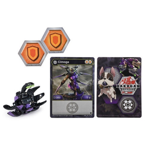 Spin Master - Bila Basic Bakugan S2 Cimoga cu Card Baku-Gear