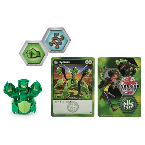 Spin Master - Bila Basic Bakugan S2 Ryerazu cu Card Baku-Gear