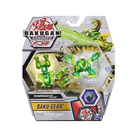 Spin Master - Set Bakugan S2 Bila Ultra Ramparian cu Echipament Baku-Gear Ventornado