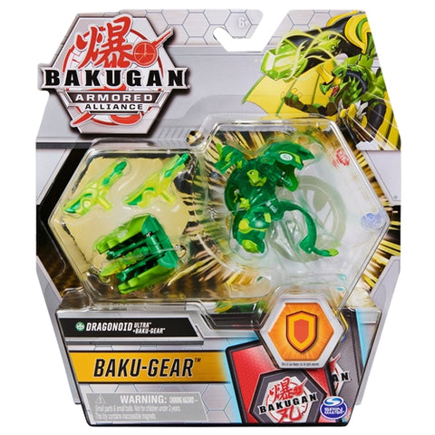 Spin Master - Set Bakugan S2 Bila Ultra Dragonoid cu Echipament Baku-Gear Ventornado