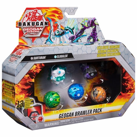 Spin Master - Set Bakugan S3 Geogan Brawler Surturan si Sluggler