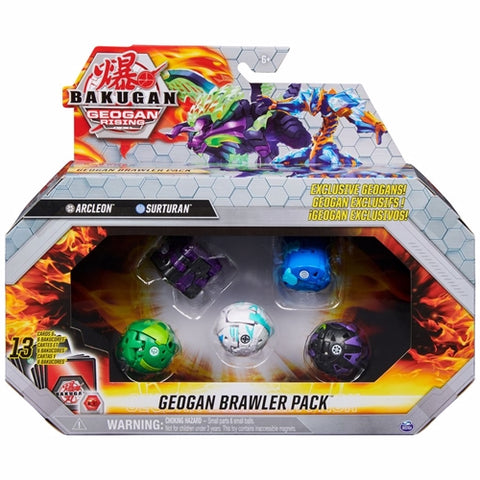 Spin Master - Set Bakugan S3 Geogan Brawler Arcleon si Surturan