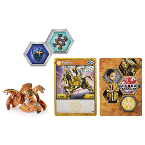 Spin Master - Bila Basic Bakugan S2 Golden Pegatrix cu Card Baku-Gear
