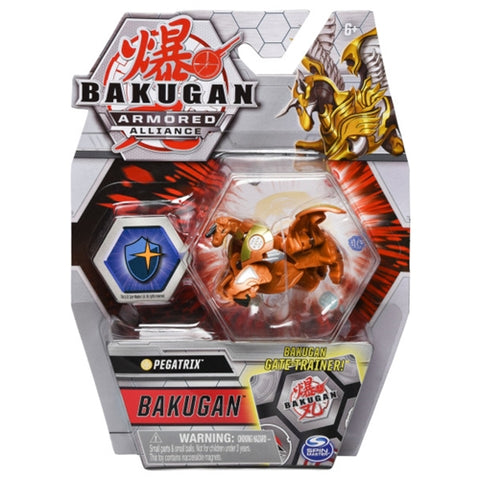 Spin Master - Bila Basic Bakugan S2 Golden Pegatrix cu Card Baku-Gear