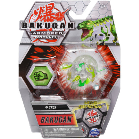 Spin Master - Bila Basic Bakugan S2 Trox cu Card Baku-Gear