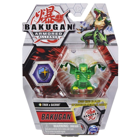 Spin Master - Bila Basic Bakugan S2 Trox x Sairus cu Card Baku-Gear