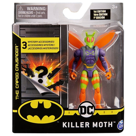 Spin Master - Figurina Flexibila Killer Moth cu 3 Accesorii Surpriza 10 cm