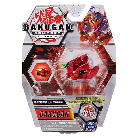 Spin Master - Bila Basic Bakugan S2 Dragonoid cu Card Baku-Gear