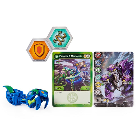 Spin Master - Bila Basic Bakugan S2 Fangzor cu Card Baku-Gear