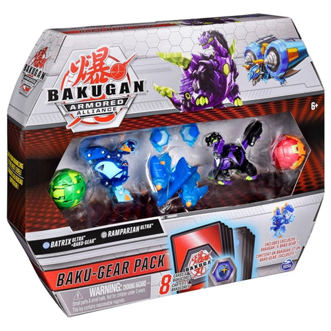 Spin Master - Set de Lupta Bakugan S2 Ultra Batrix Ramparian cu Card Baku-Gear