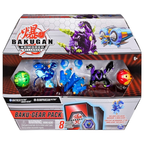 Spin Master - Set de Lupta Bakugan S2 Ultra Batrix Ramparian cu Card Baku-Gear