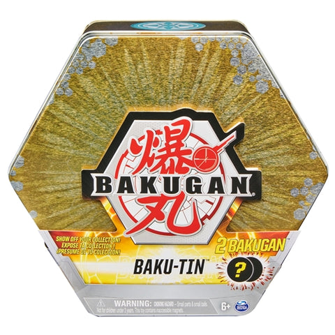 Spin Master - Set de Joaca Bakugan S3 Baku-Tin Auriu Turtonium si Vicerox
