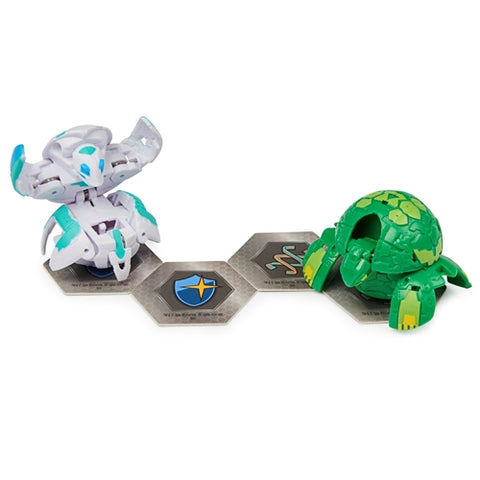 Spin Master - Set de Joaca Bakugan S3 Baku-Tin Auriu Turtonium si Vicerox