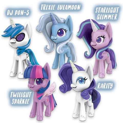 Hasbro Set 5 Figurine My Little Pony Unicorn Sparcle