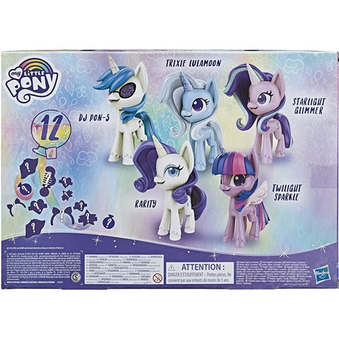Hasbro Set 5 Figurine My Little Pony Unicorn Sparcle