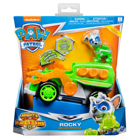 Spin Master - Set Patrula Catelusilor Super Eroul Rocky cu Vehicul