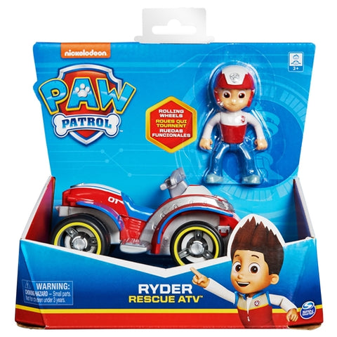 Spin Master - Masinuta ATV cu Figurina Patrula Catelusilor Ryder