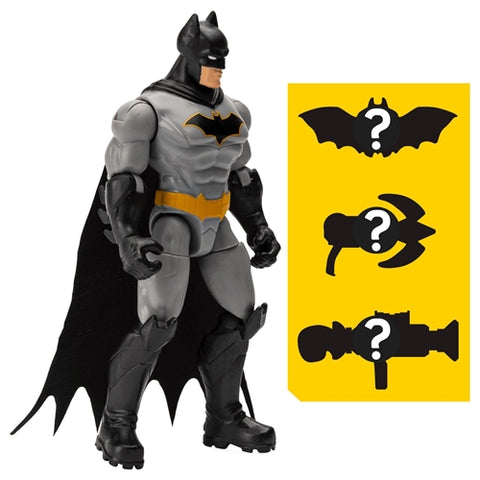 Spin Master - Figurina Flexibila Batman cu 3 Accesorii Surpriza 10 cm