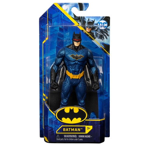 Spin Master - Figurina Batman in Costum Albastru Metalizat 15 cm