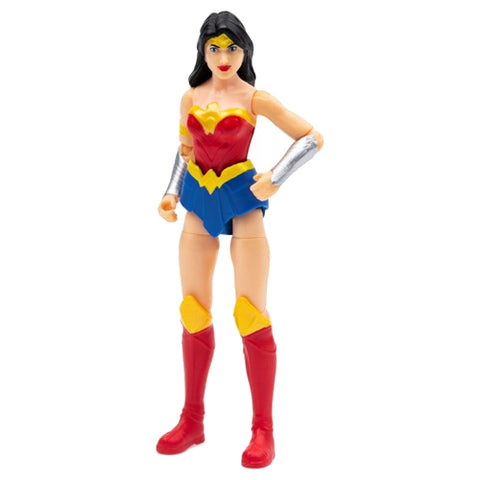 Spin Master - Figurina Flexibila Wonder Woman cu 3 Accesorii Surpriza 10 cm