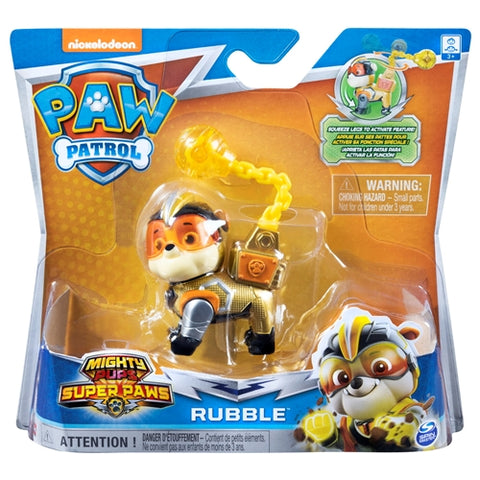 Spin Master - Figurina Patrula Catelusilor Super Eroul Rubble