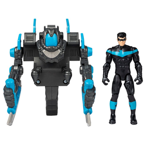 Spin Master - Figurina Nightwing cu Mega Accesorii pentru Lupta 10 cm