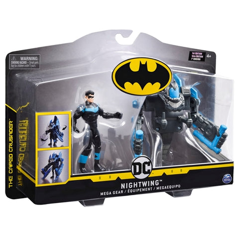 Spin Master - Figurina Nightwing cu Mega Accesorii pentru Lupta 10 cm