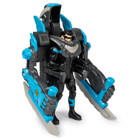 Spin Master - Figurina Nightwing cu Mega Accesorii pentru Lupta 10 cm